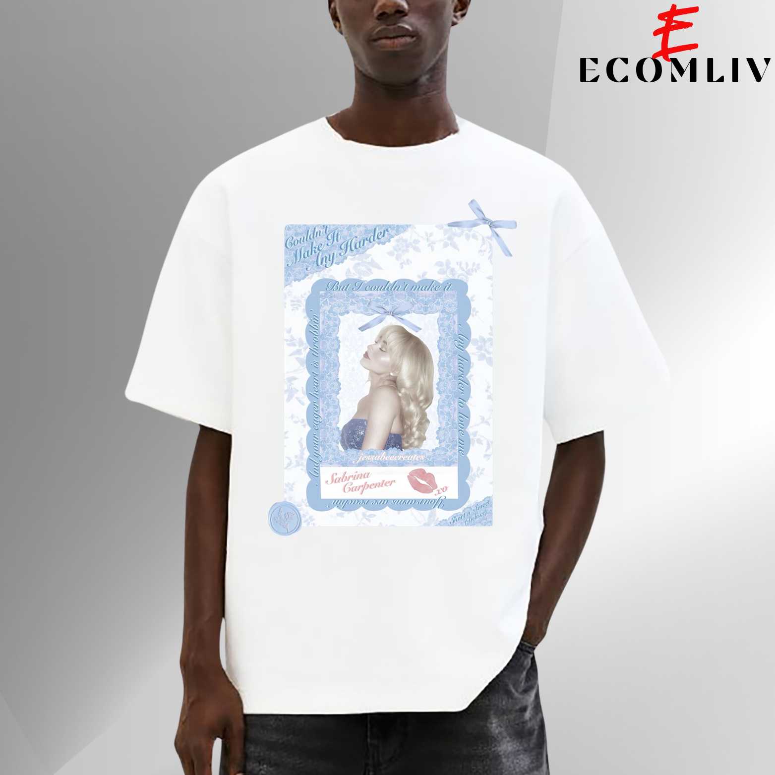 Sabrina Carpenter Streetwear Graphic Tee, Short N Sweet Shirt